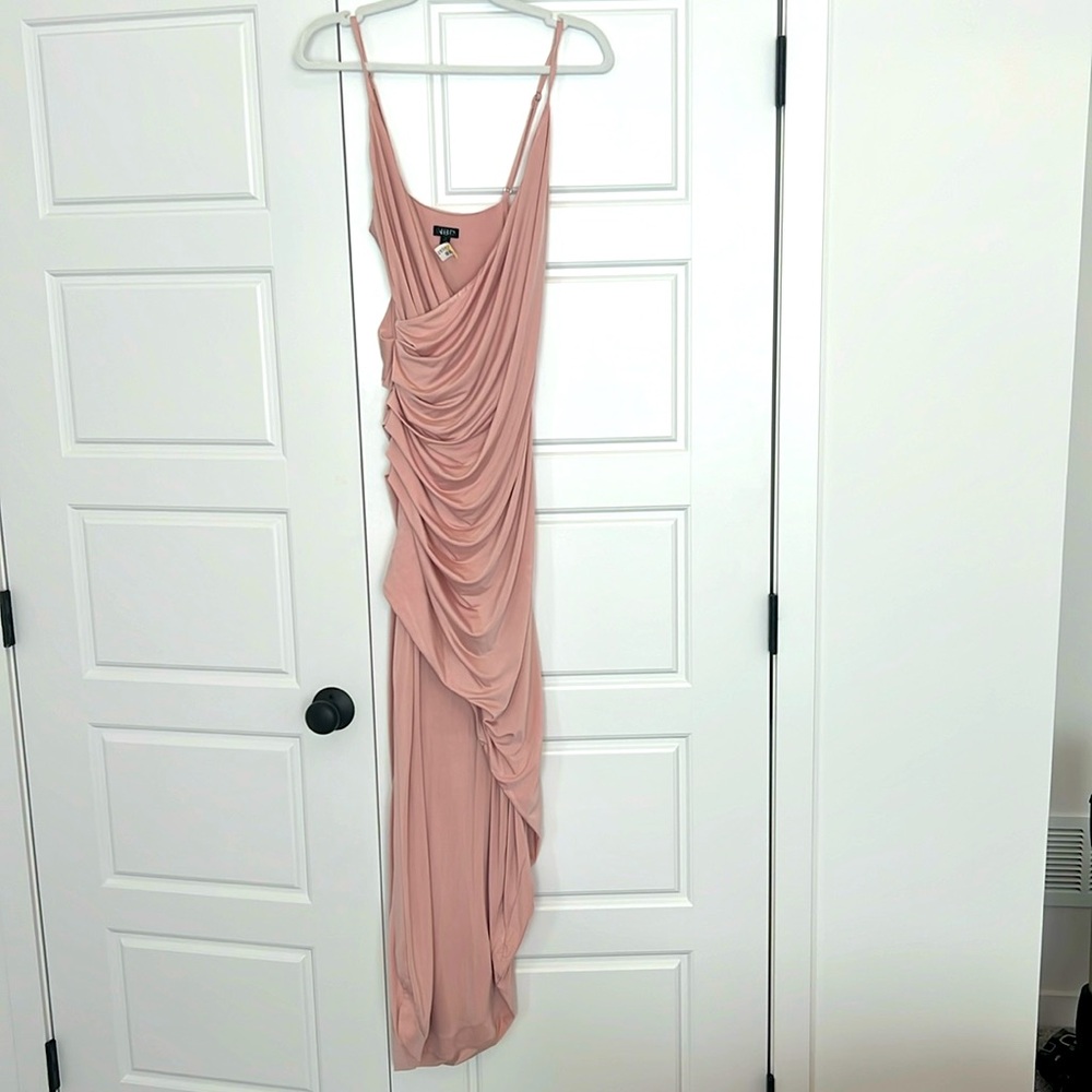 NBD light pink gown.